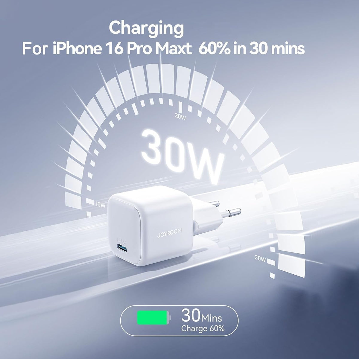 JOYROOM 30W PD mini GaN Charger JR-TCG15