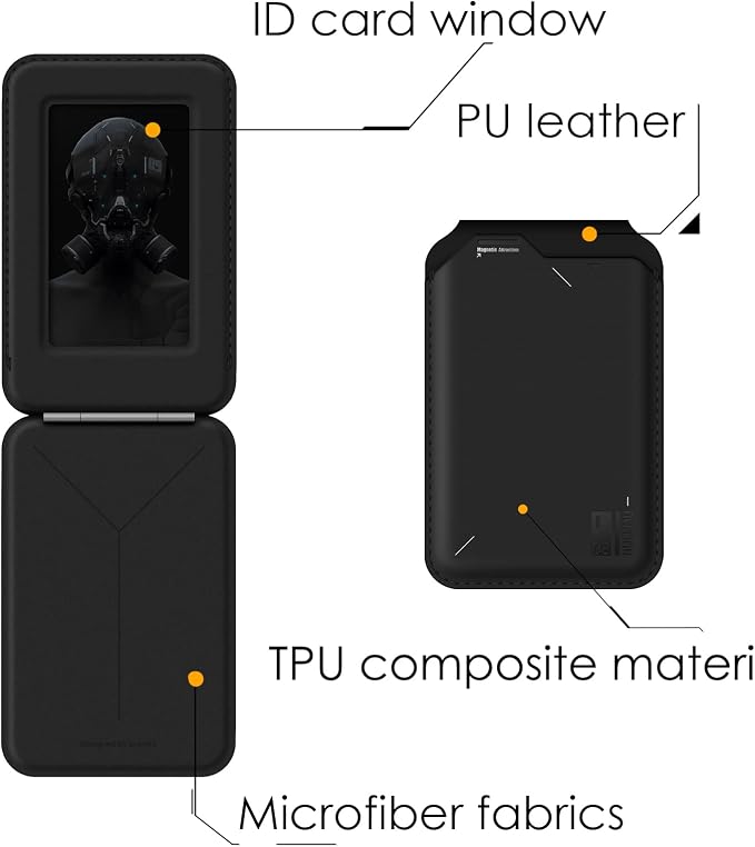 Aulumu Magnetic Card Wallet Holder with MagSafe G02