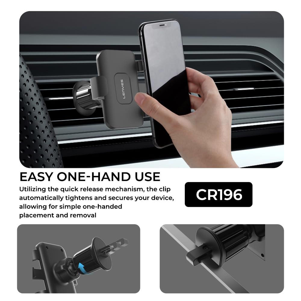 Lenyes Gravity Triangular-Lock Car Phone Holder CR196