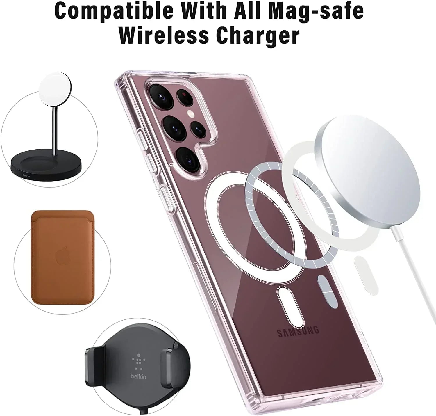 Transparent Magsafe Case Samsung S22 Ultra - Three