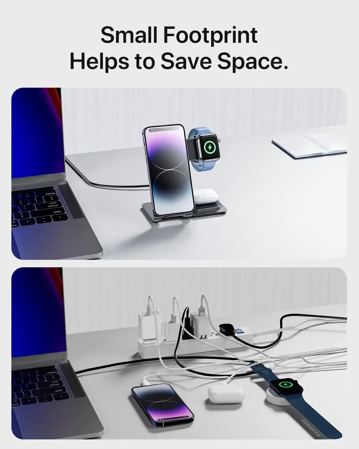 Wireless Charging Station 3 In 1 Y9 - Three