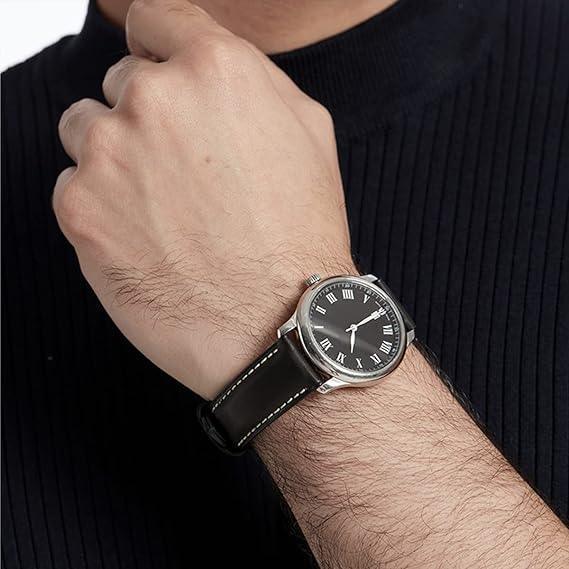 Stitch Leather Band For Smart Watch - Three
