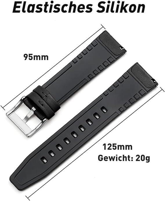 Stitch Leather Band For Smart Watch - Three