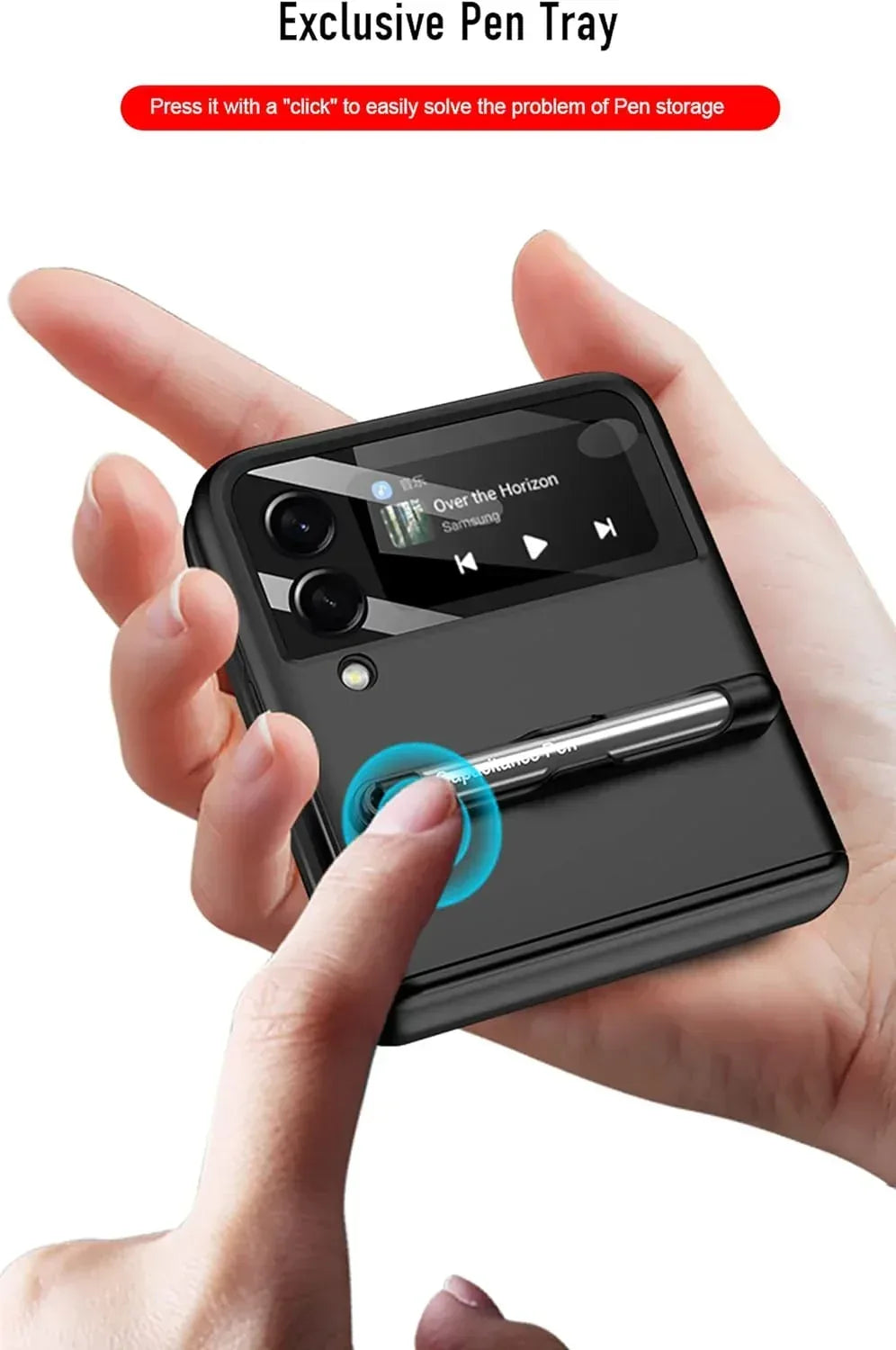 GKK Stylus Pen Samsung Case Flip 3 - Three