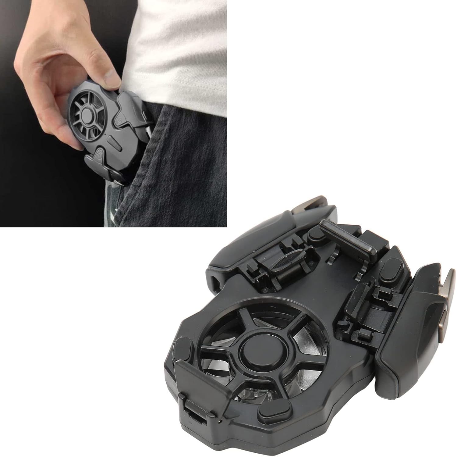 MEMO Mobile Fan Cooler &PUBG Gaming Joystick Trigger Gamepad AK03