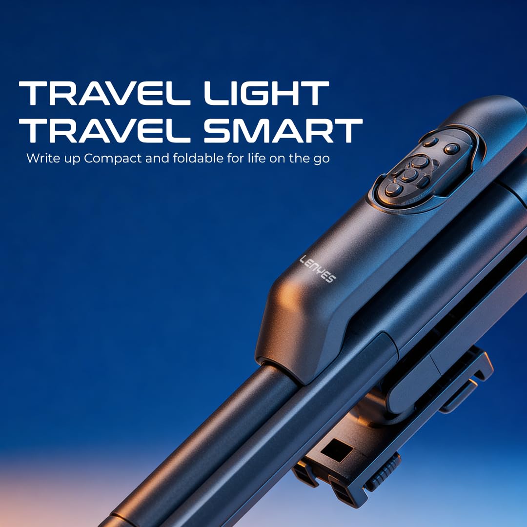 Lenyes 1.8m AI Face-Tracking Dual Ring Light Tripod LPH119