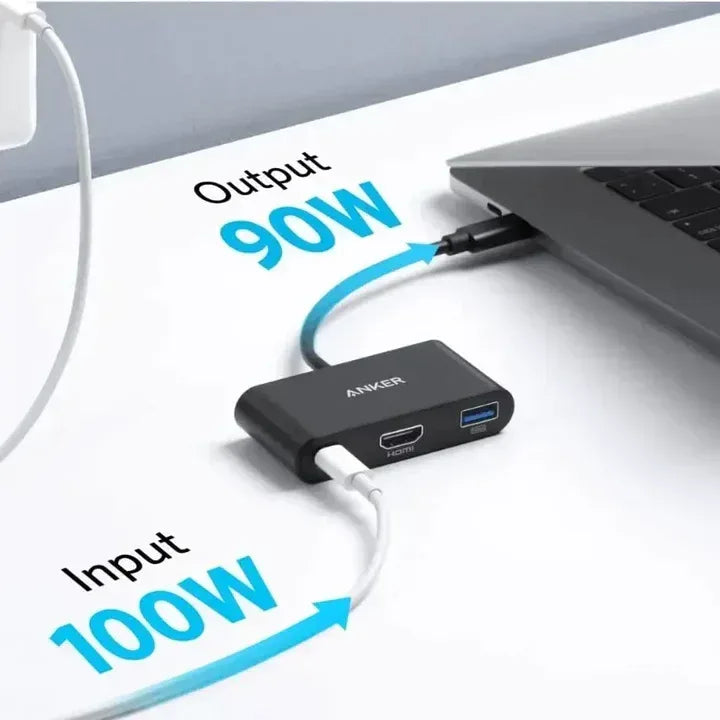 Anker USB C Convert , PowerExpand 3-in-1 USB C Hub A8339 - Three