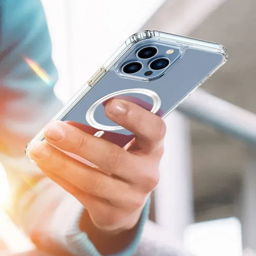 MagSafe Transparent Silicone Case iPhone 12 Pro Max - Three