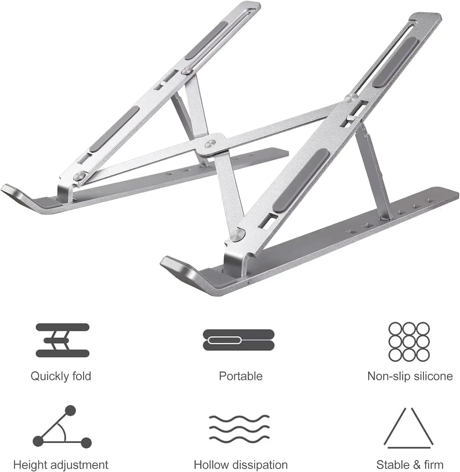 Portable Foldable Laptop Stand - Three