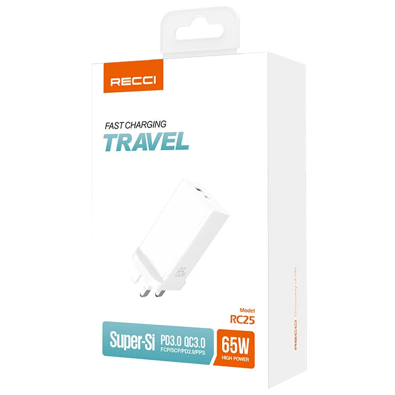 Recci Syper-Si 65W Charger RC25