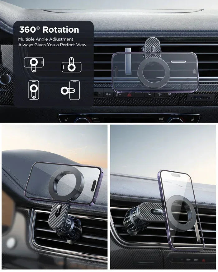 Joyroom Magnetic Car Phone Mount (Air Vent) JR-ZS355 - Three