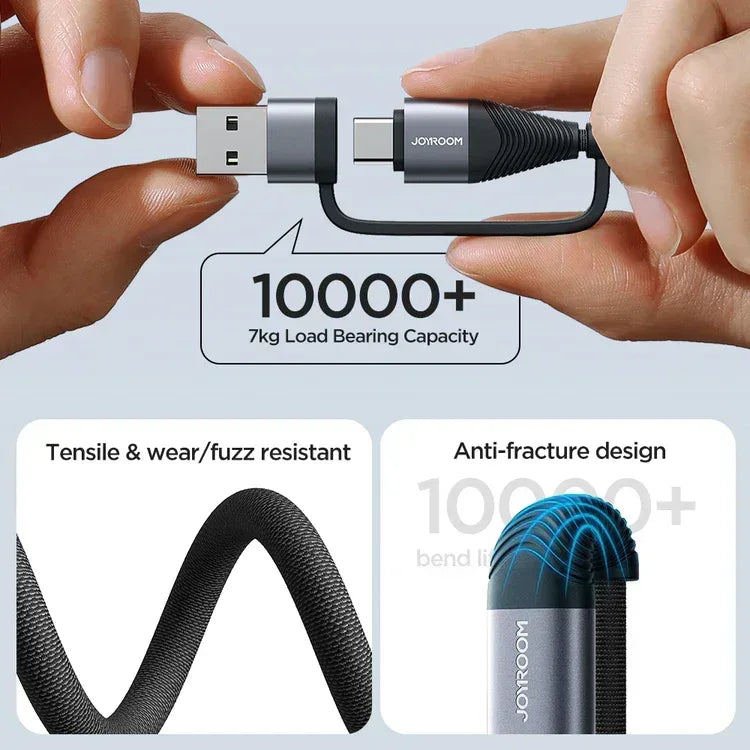 Joyroom 60W 4-in-1 Fast Charging Data Cable A37 - Three