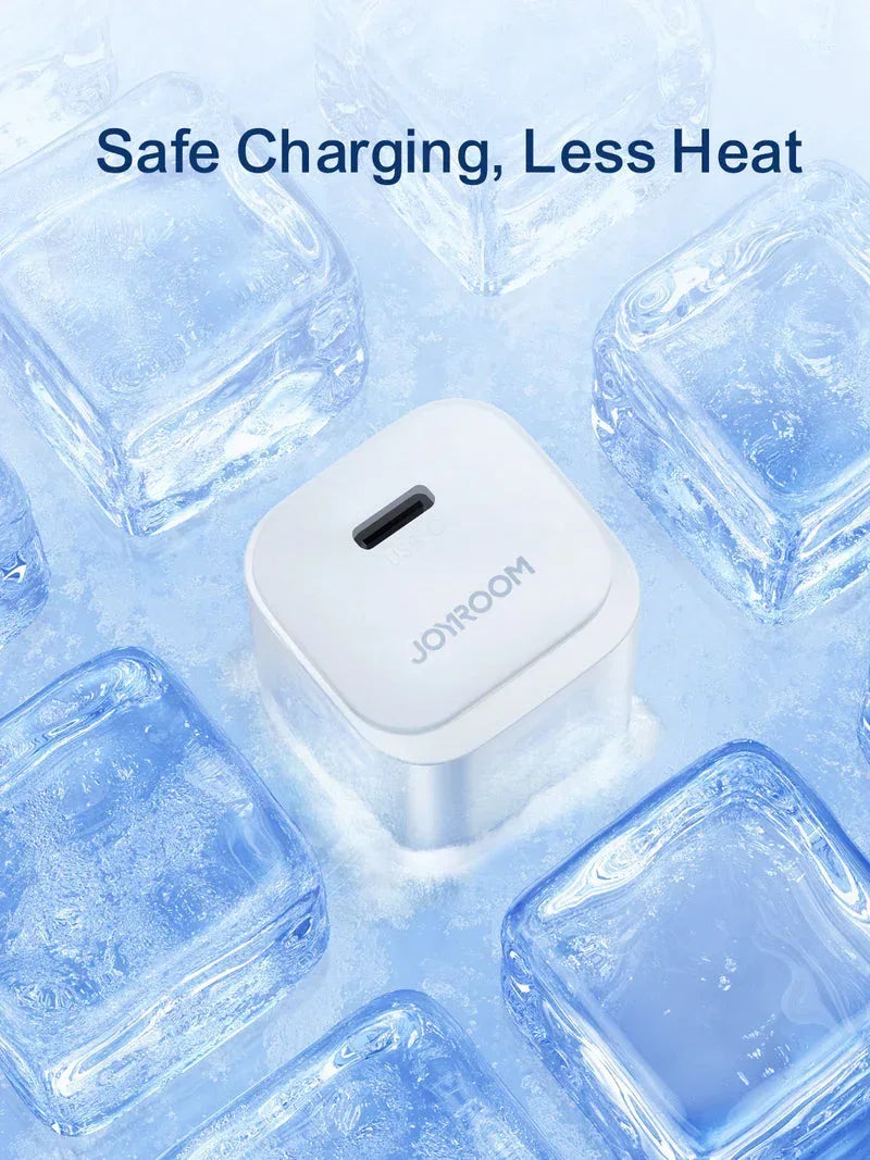 JoyRoom 20W mini Charger PD With Cable JR-TCF02 - Three