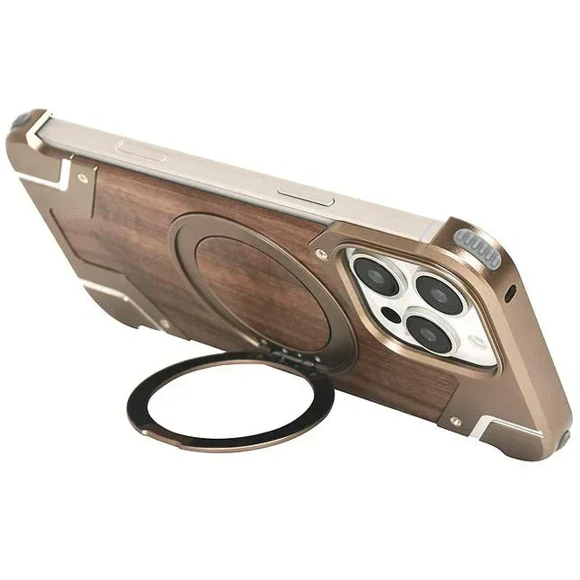 Metal Axis Magsafe Stand Case iPhone 16 Pro Max - Three