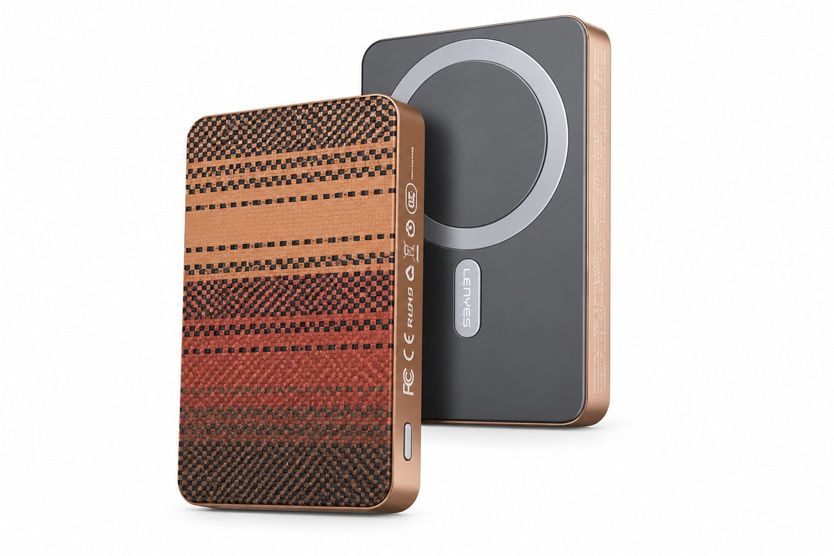 Lenyes 1000mAh 20W PD 15W Magsafe Ultra Thin Power Bank P32-1