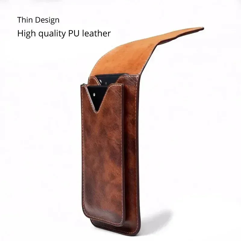 Puloka PU Leather Waist Bag For Z Fold - Three