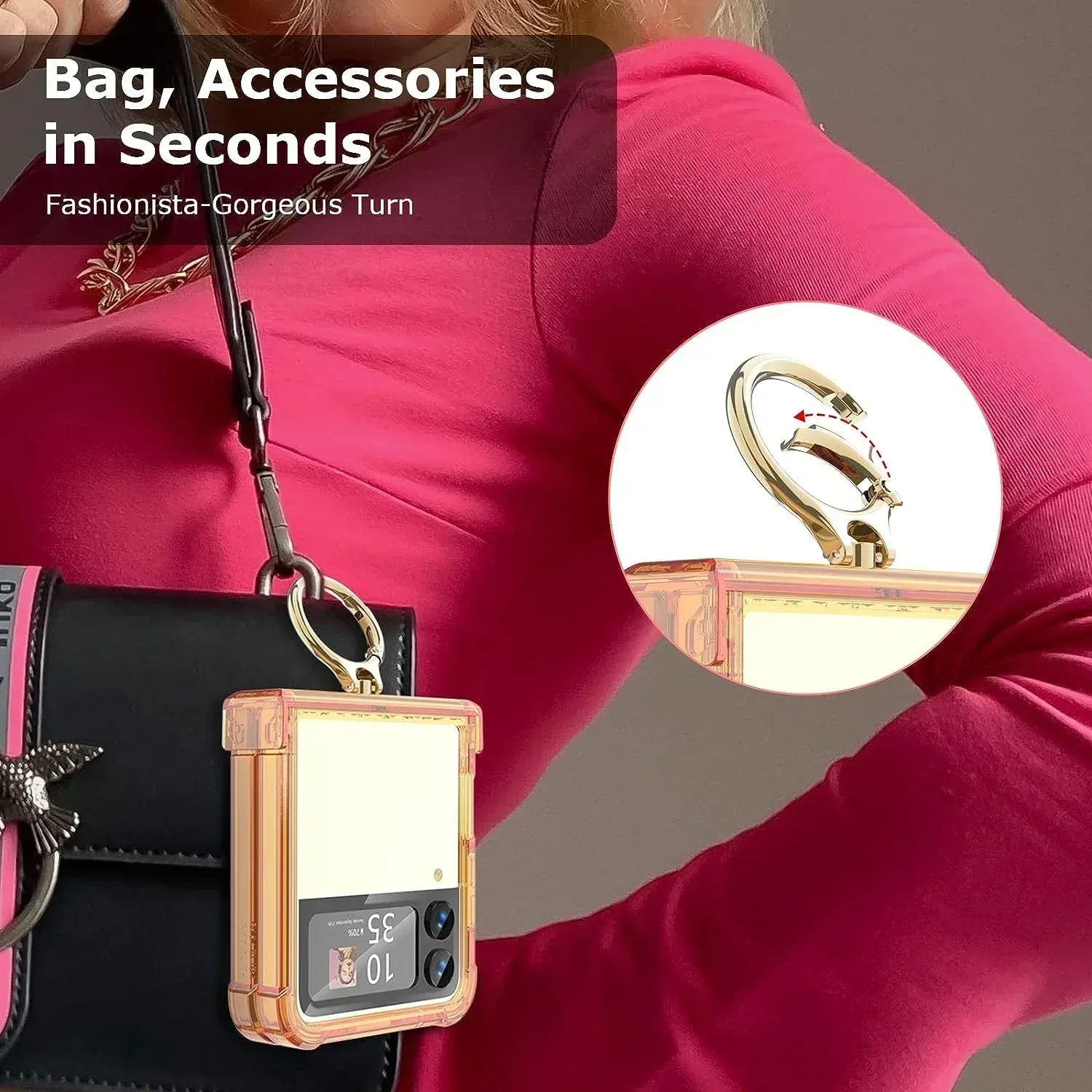 Gkk Transparent Ring Case Flip 3 - Three