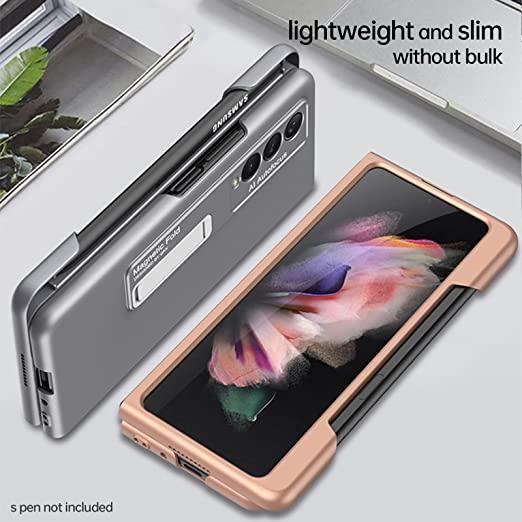 GKK Magnetic Stand Plastic Case Z Fold 3 - Three