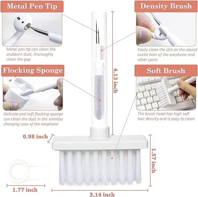 Multifunctional Cleaning Brush 5 in 1 - Three