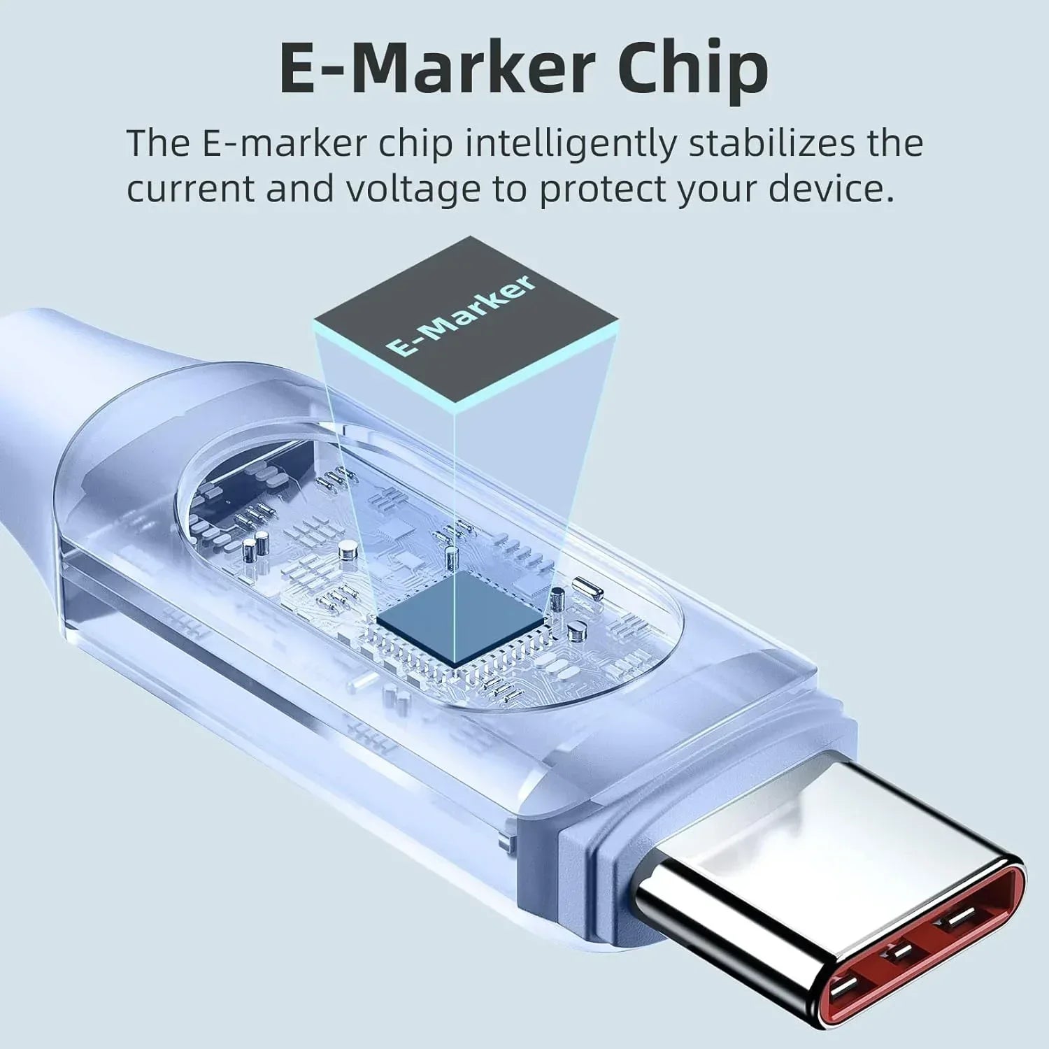 Maxco Silicone Cable Digital Display 100W Type c MS05CC - Three