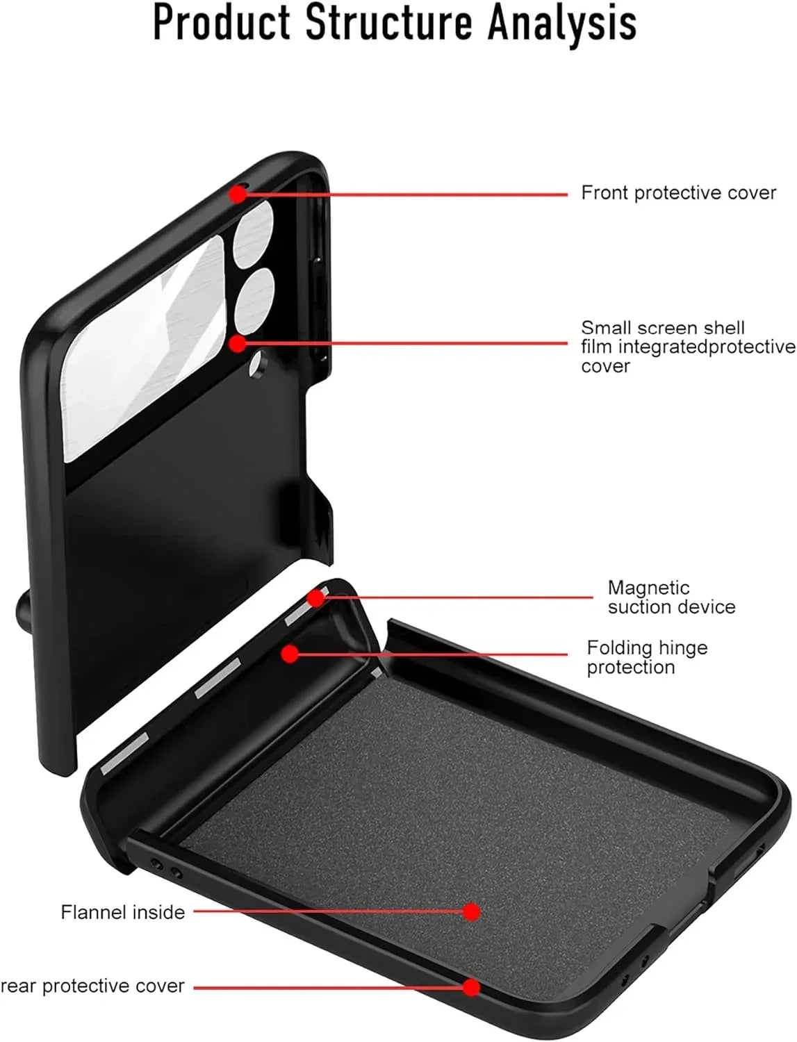GKK Stylus Pen Case Samsung Z Flip 4 - Three