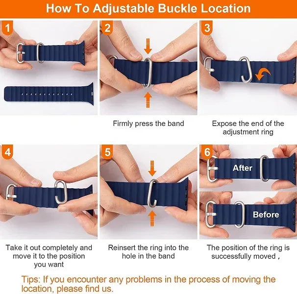 Ocean Band For Apple Watch - Three