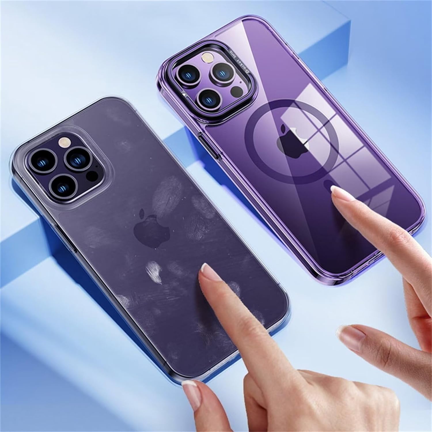 Bracket Lens Transparent Magsafe Case iPhone 14 Pro Max