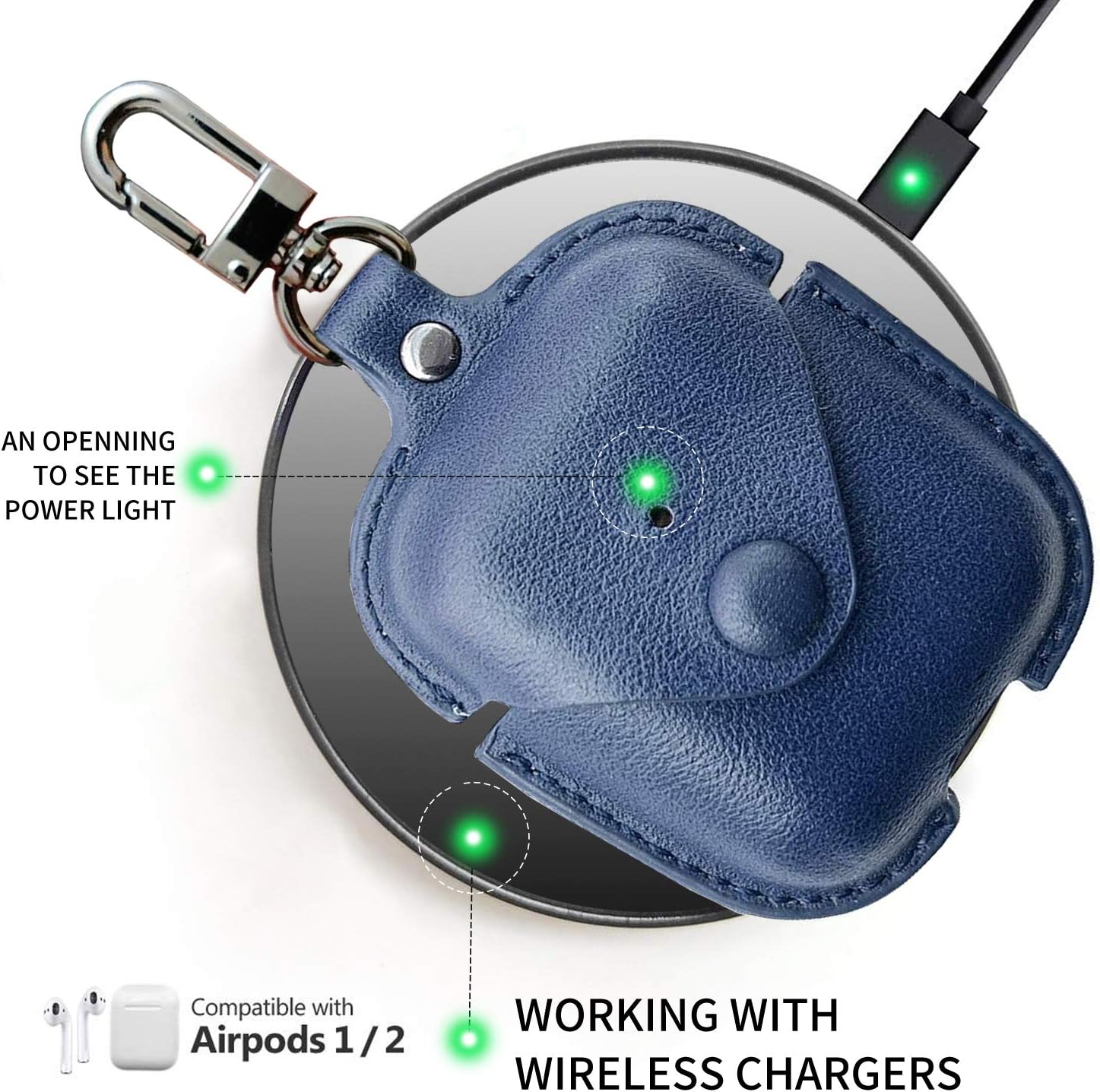 Leather Protective Case For Airpods