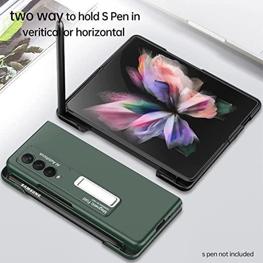 GKK Magnetic Stand Plastic Case Z Fold 3 - Three