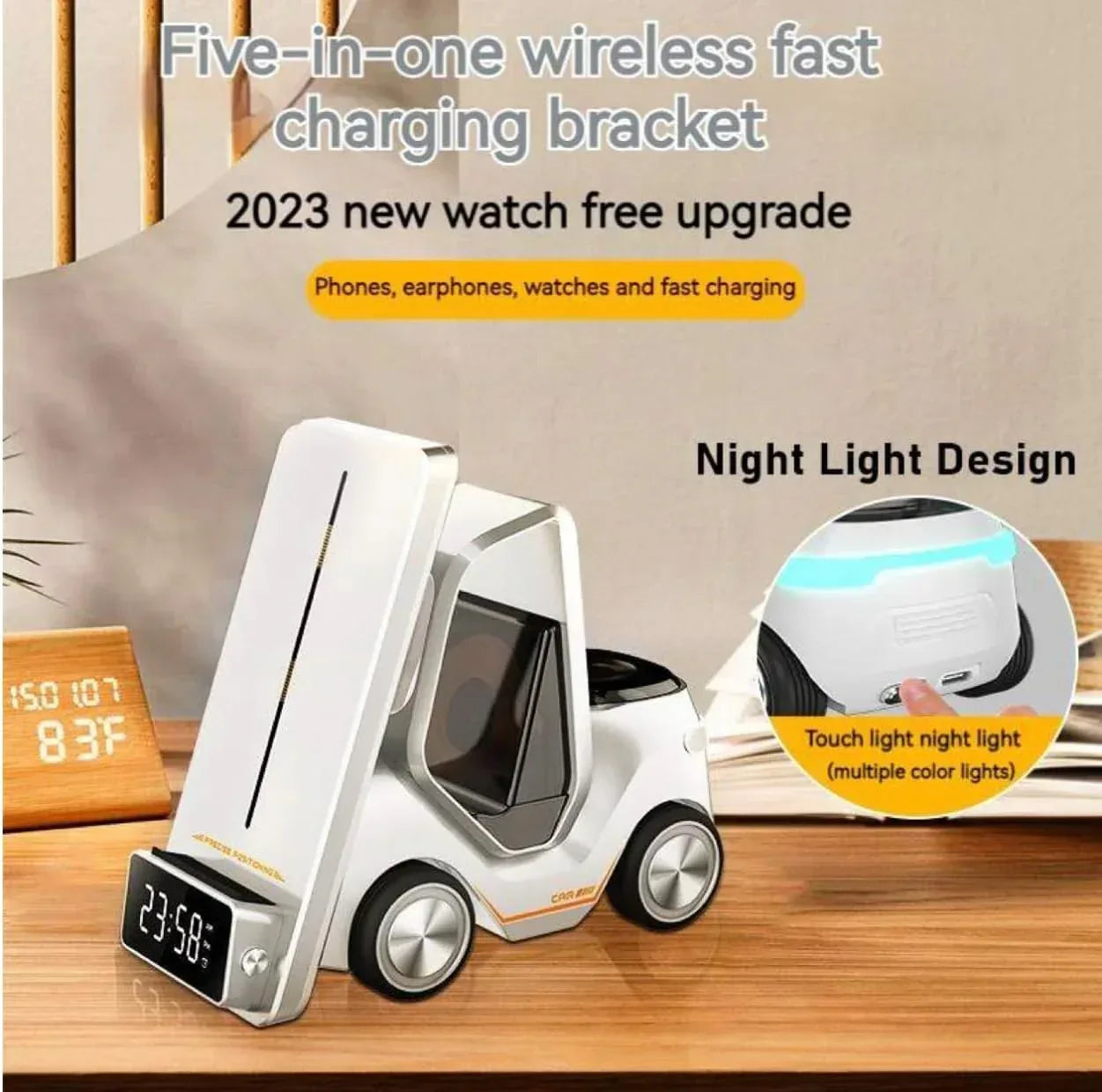 Car Clock Charger Wireless T20 - Three