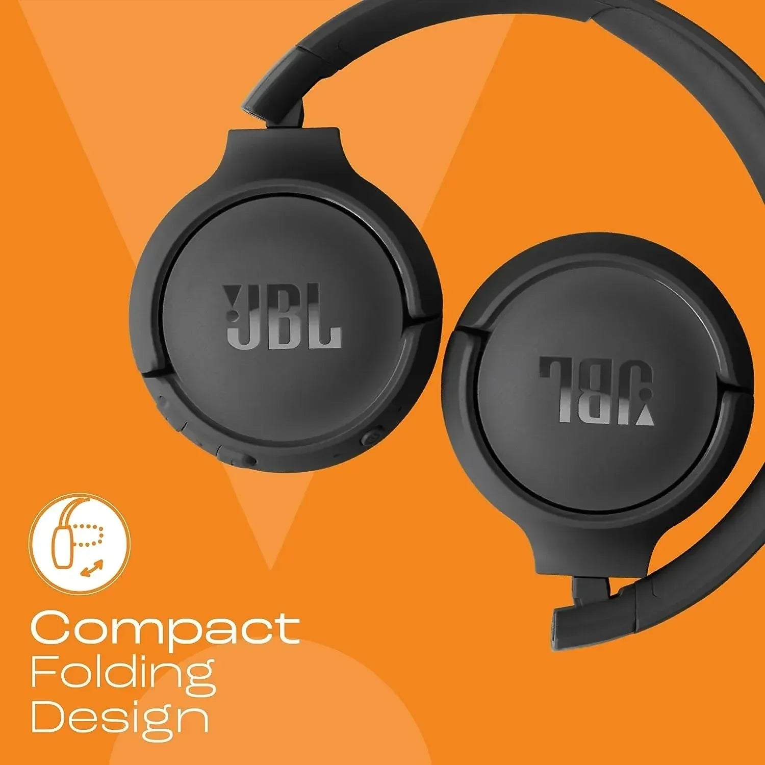 JBL Tune 520BT Wireless On-Ear Headphones - Three