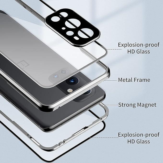 Full Body Metal Camera Protection Case Huawei Honar 50 - Three