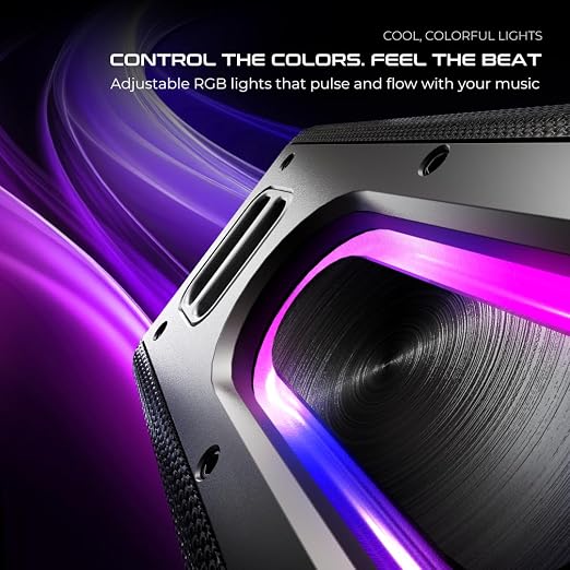 Lenyes Bluetooth 5.3 150W HiFi RGB Karaoke Speaker S861