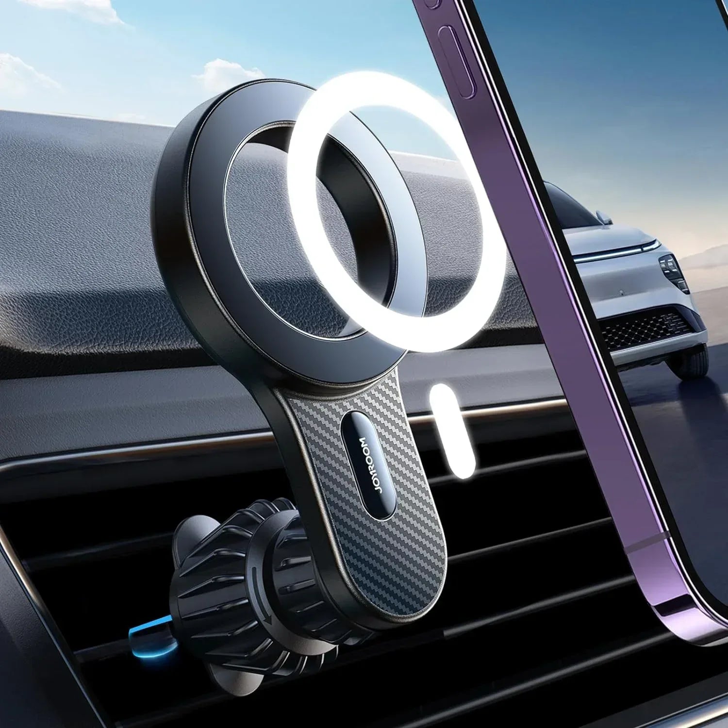 Joyroom Magnetic Car Phone Mount (Air Vent) JR-ZS355 - Three