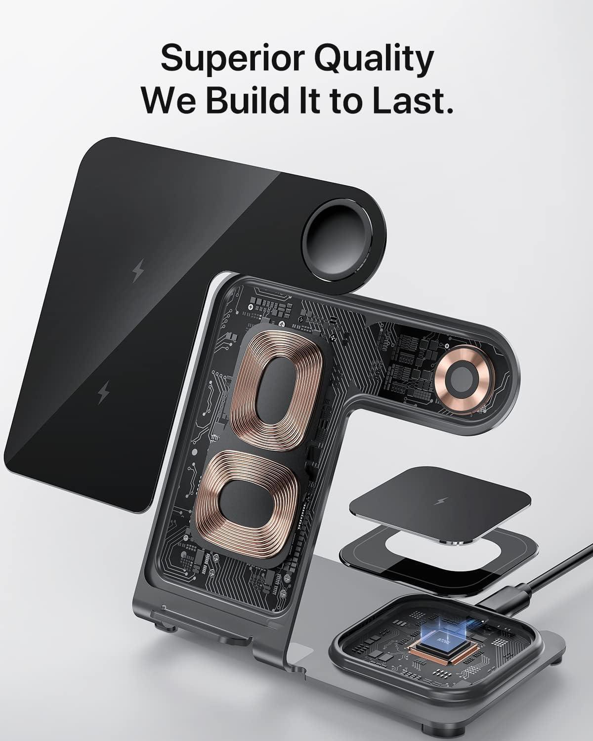 Wireless Charging Station 3 In 1 Y9 - Three