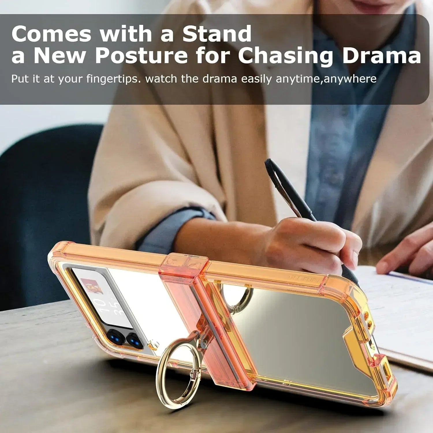 Gkk Transparent Ring Case Flip 3 - Three