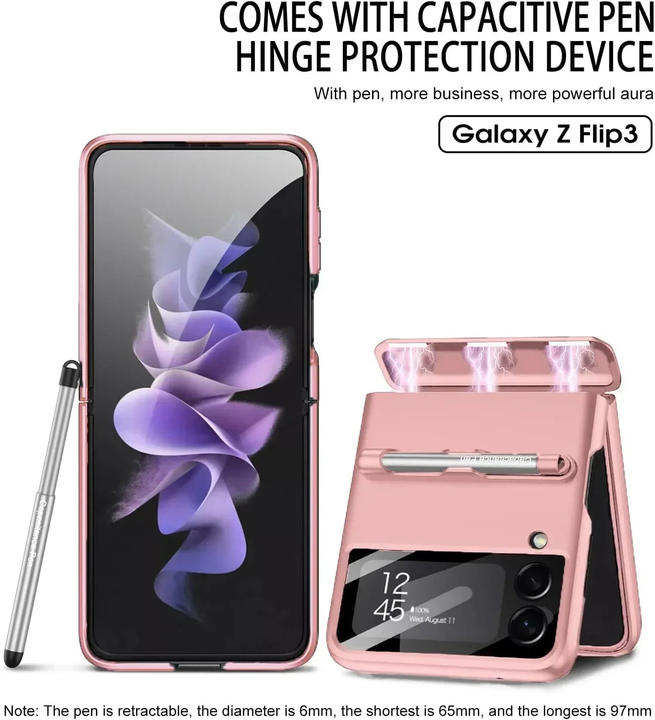GKK Stylus Pen Case Samsung Z Flip 4 - Three