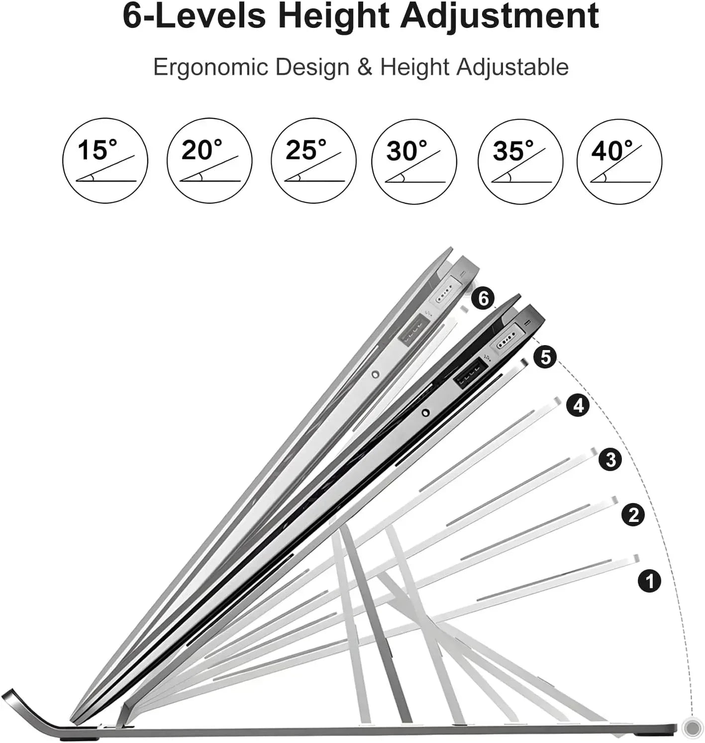 Portable Foldable Laptop Stand - Three