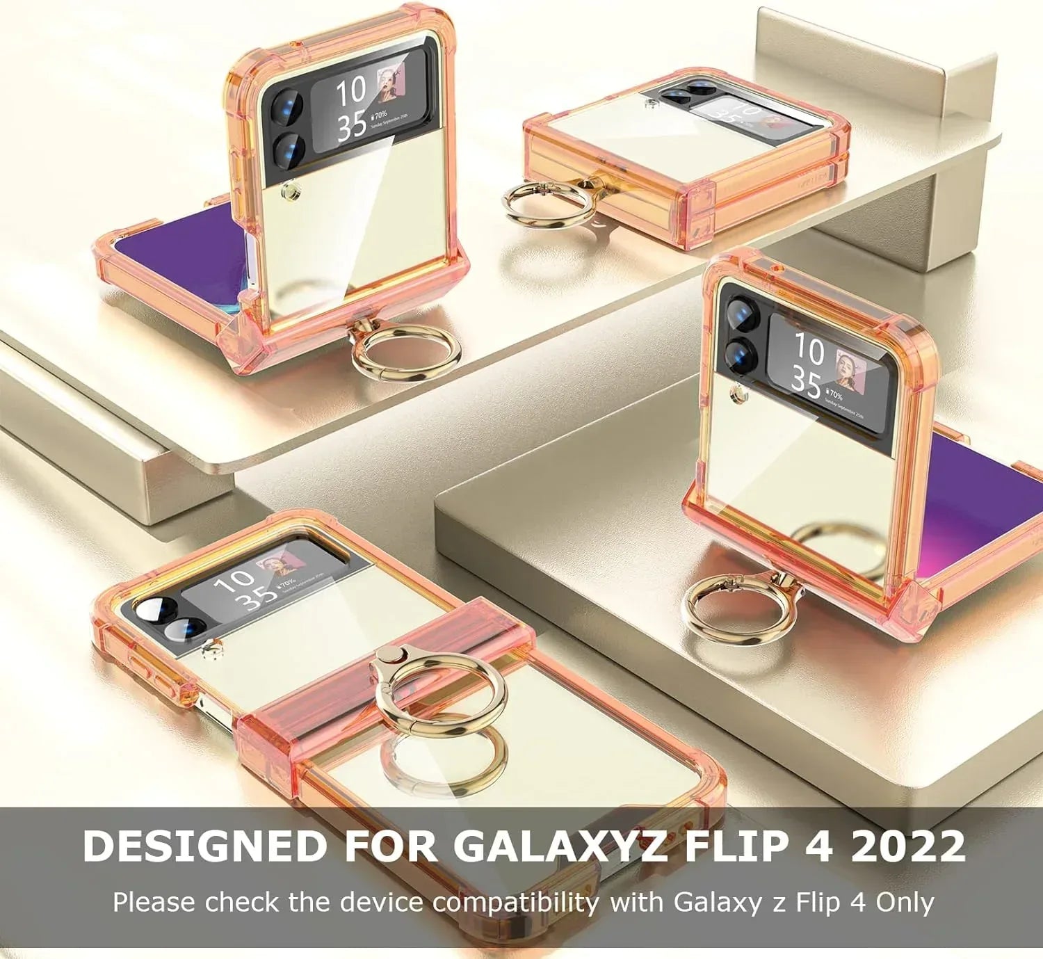 Gkk Transparent Ring Case Flip 3 - Three