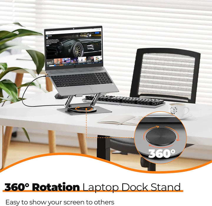 Lanex 6 IN 1 Dock Station for laptop and MacBook LH11