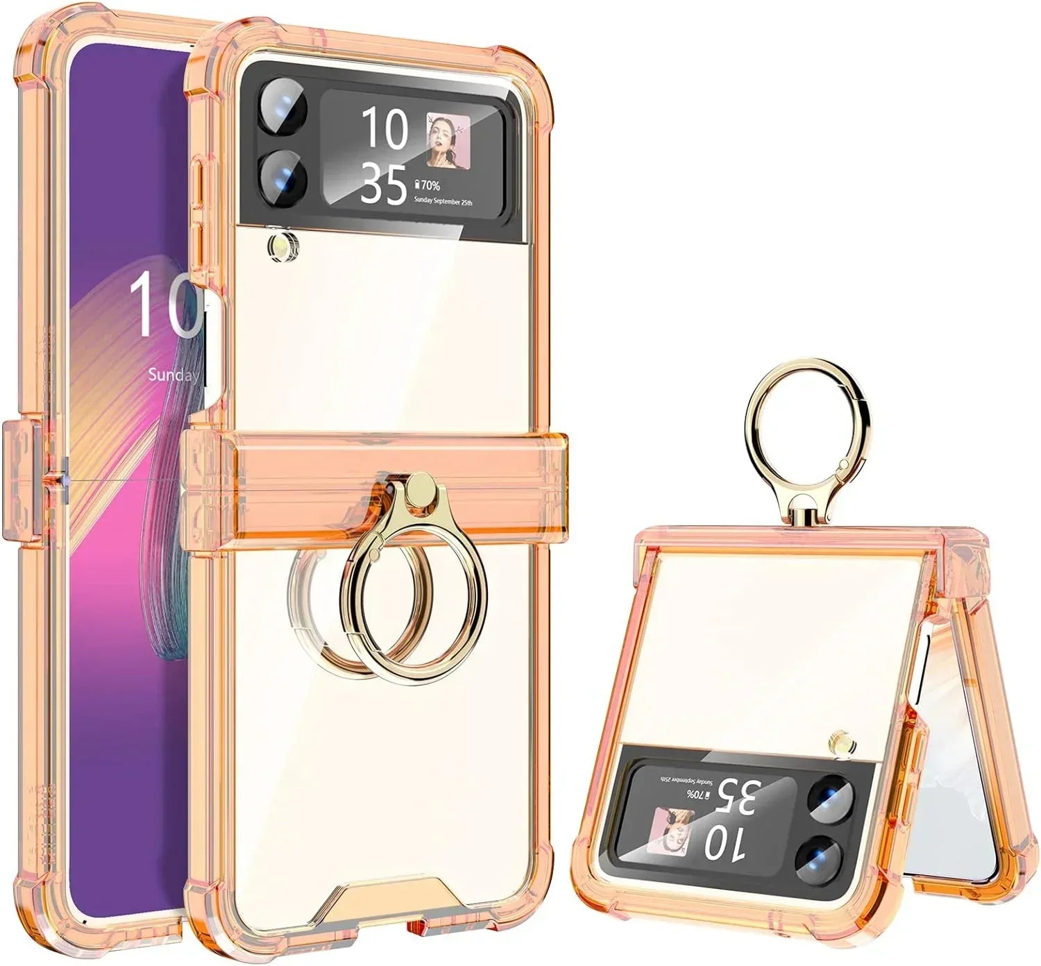 Gkk Transparent Ring Case Flip 4 - Three