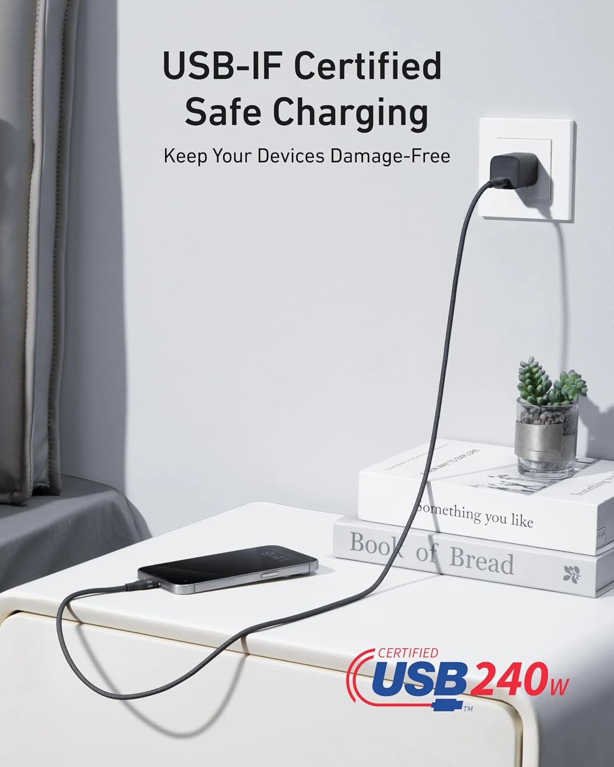 Anker USB C to USB C Cable Fast Charging 240W
