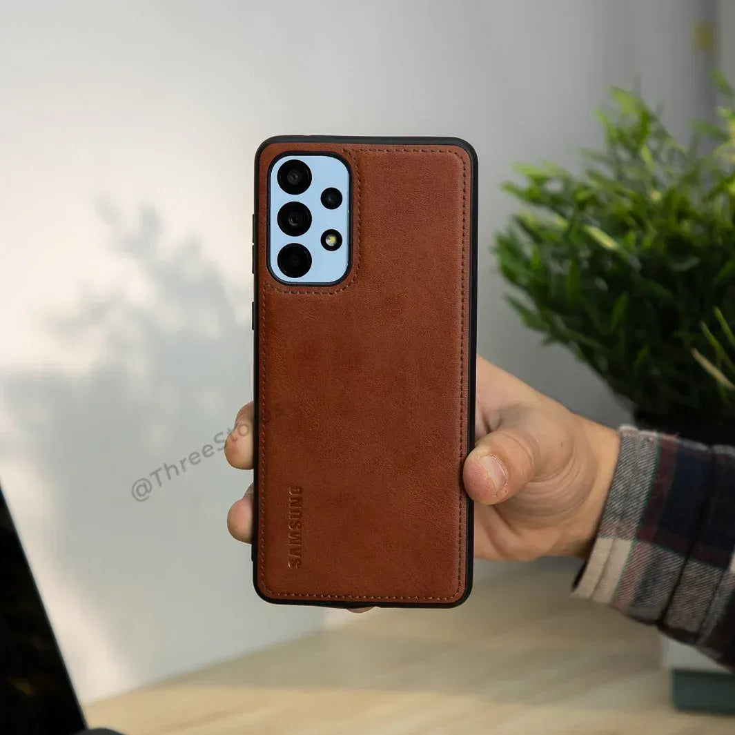 Cradle Leather Case Samsung A51 - Three