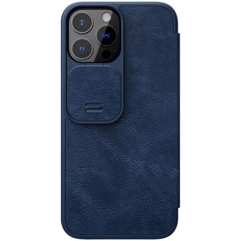 Nillkin Qin Pro Series CamShield Leather case iPhone 14 Pro - Three