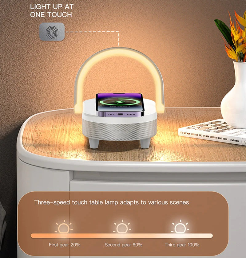 Recci 4 IN1 SPEAKER Wireless Charger RLS-L16