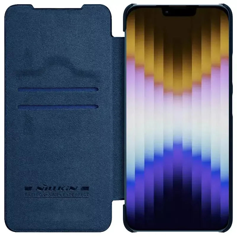 Nillkin Qin Pro Series CamShield Leather case iPhone 14 Plus - Three