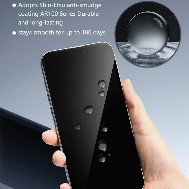 Joyroom Privacy Glass Screen Protector iPhone 16 Pro Max - Three