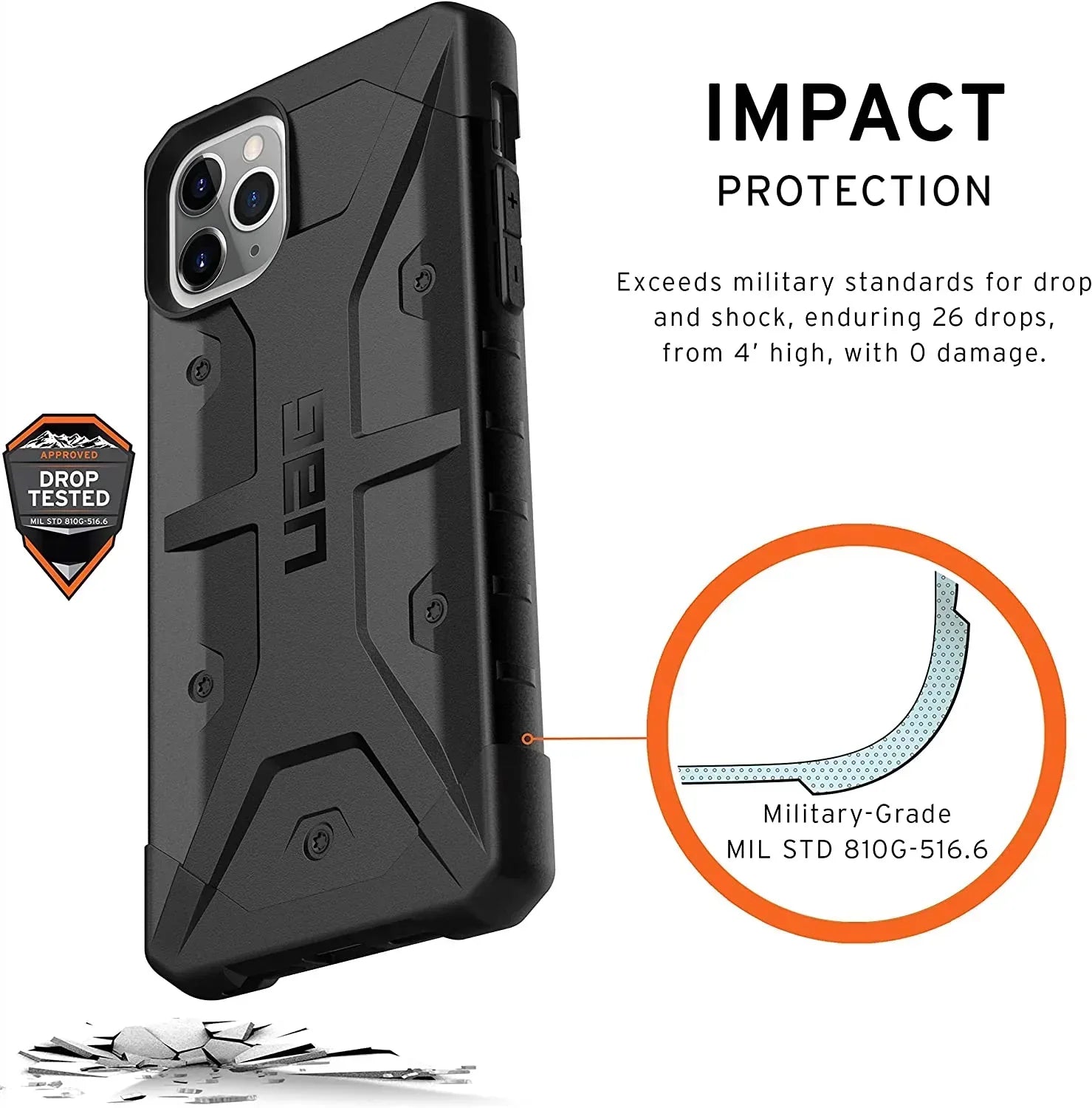 UAG Pathfinder Case iPhone 11 Pro Max - Three