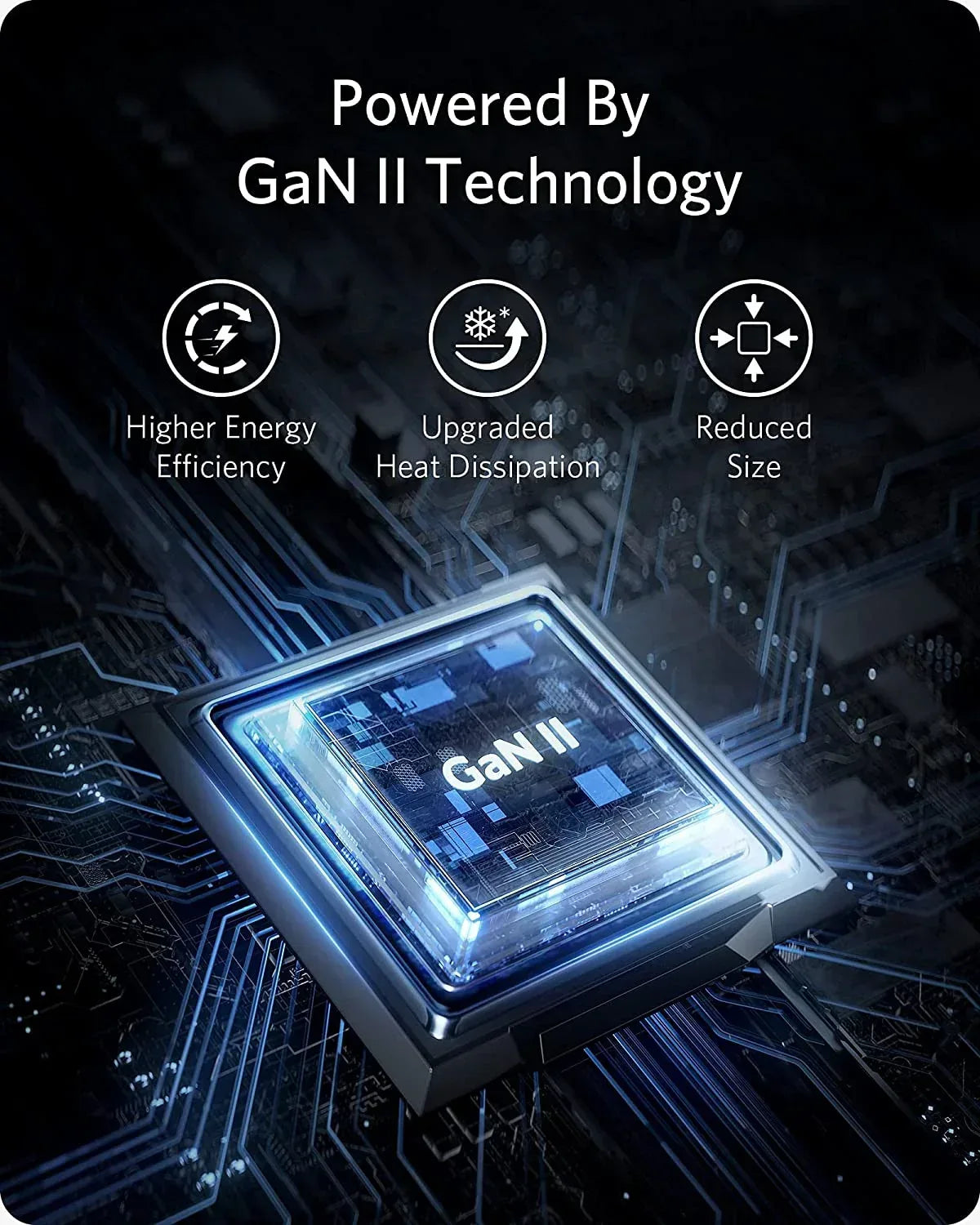 Anker Wall Charger Nano II 65W - Three