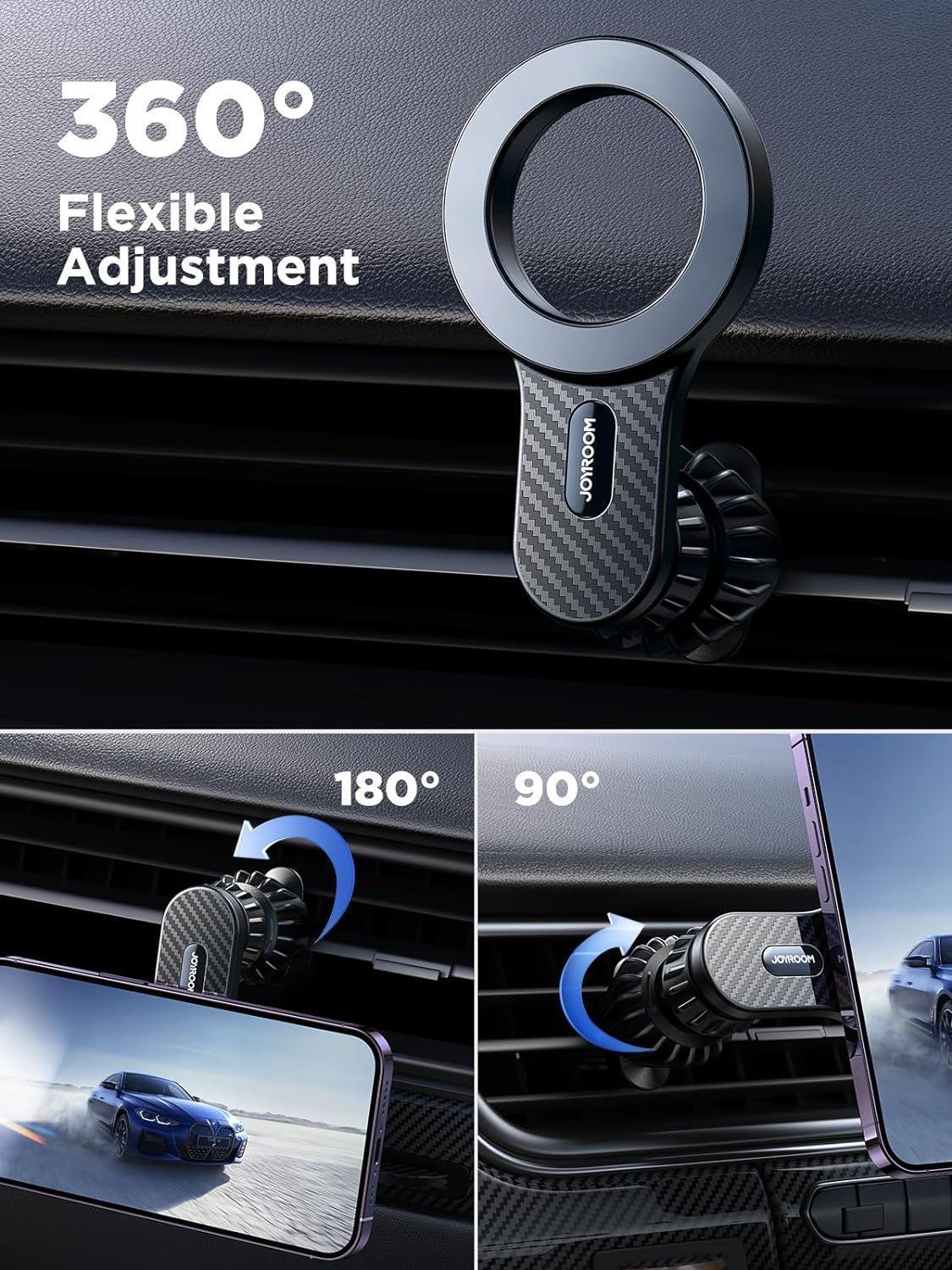 Joyroom Magnetic Car Phone Mount (Air Vent) JR-ZS355 - Three